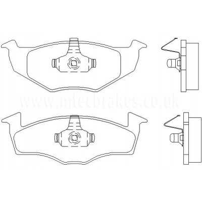 MDB1805 Plaquettes de frein Performance Mintex