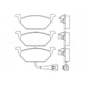 MTECPAD4462 Plaquettes de frein performance Brakes and Spacers