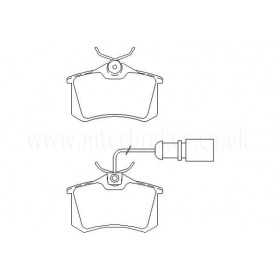 DP21412 Plaquettes de frein EBC Greenstuff 