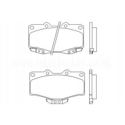 BW485 Plaquettes de frein Performance Brakeworld