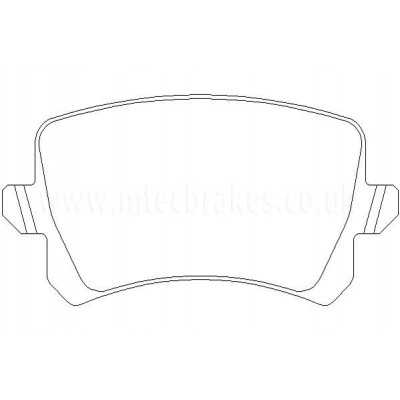 MTECPAD4132 Plaquettes de frein performance Brakes and Spacers