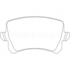 MDB2888 Plaquettes de frein Performance Mintex