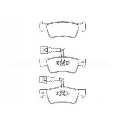 DP31907C Plaquettes de frein EBC Redstuff