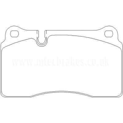 DP31908C Plaquettes de frein EBC Redstuff