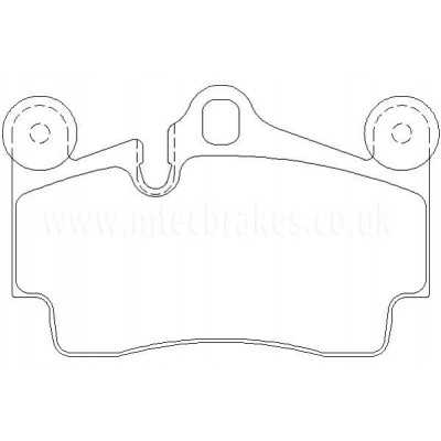 MTECPAD4218 Plaquettes de frein performance Brakes and Spacers