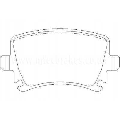 BW4117 Plaquettes de frein Performance Brakeworld