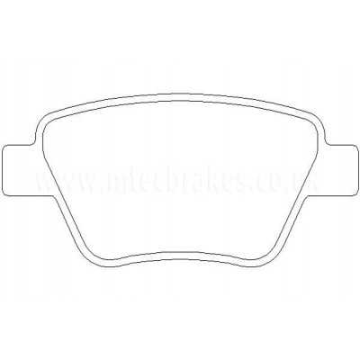 MDB2972 Plaquettes de frein Performance Mintex