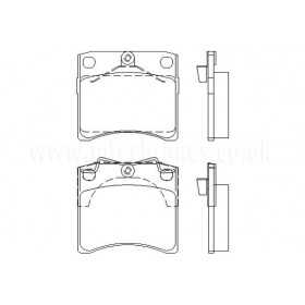 BW683 Plaquettes de frein Performance Brakeworld
