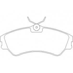 MDB1537 Plaquettes de frein Performance Mintex