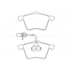 MDB1954 Plaquettes de frein Performance Mintex