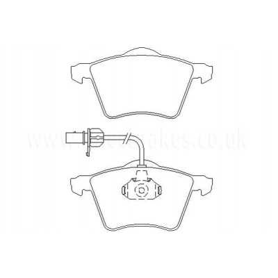 MDB1954 Plaquettes de frein Performance Mintex