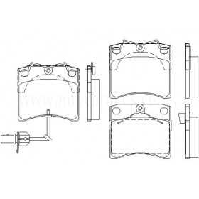 BW888 Plaquettes de frein Performance Brakeworld