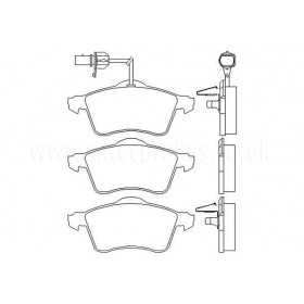 MDB2104 Plaquettes de frein Performance Mintex