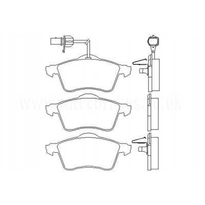 MDB2104 Plaquettes de frein Performance Mintex