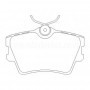 MDB1744 Plaquettes de frein Performance Mintex