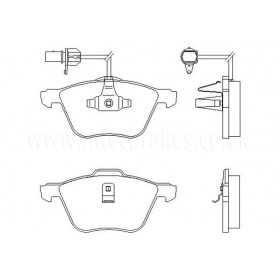 DP21413 Plaquettes de frein EBC Greenstuff 