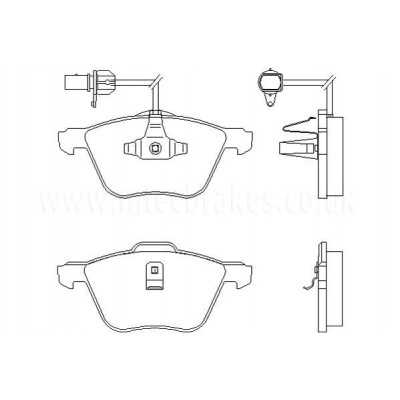 DP21413 Plaquettes de frein EBC Greenstuff 
