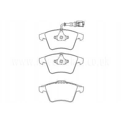 DP31556C Plaquettes de frein EBC Redstuff