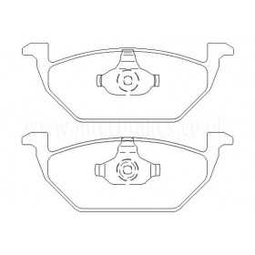 MTECPAD4570 Plaquettes de frein performance Brakes and Spacers