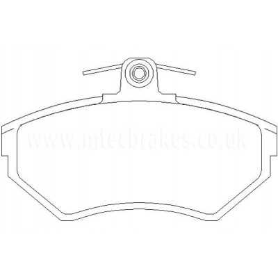 BW722 Plaquettes de frein Performance Brakeworld