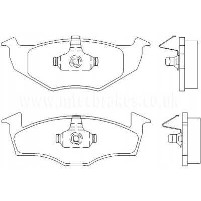 MDB1804 Plaquettes de frein Performance Mintex