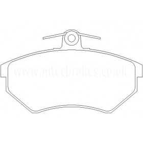 DP3841C Plaquettes de frein EBC Redstuff