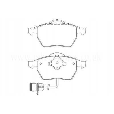 DP3836C Plaquettes de frein EBC Redstuff