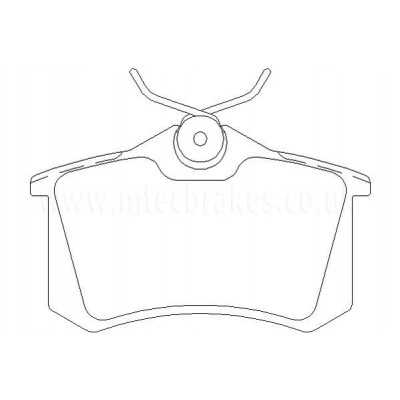 MTECPAD4051 Plaquettes de frein performance Brakes and Spacers