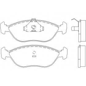 BW589 Plaquettes de frein Performance Brakeworld