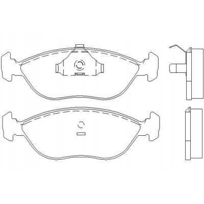 BW589 Plaquettes de frein Performance Brakeworld