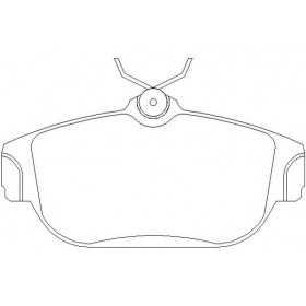 MDB1532 Plaquettes de frein Performance Mintex