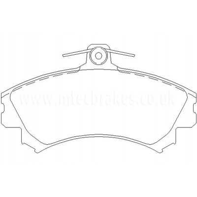 DP31045C Plaquettes de frein EBC Redstuff