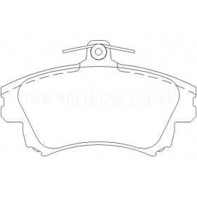 DP31139C Plaquettes de frein EBC Redstuff