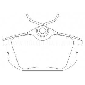 BW658 Plaquettes de frein Performance Brakeworld