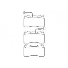 MTECPAD4284 Plaquettes de frein performance Brakes and Spacers