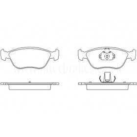 DP31362C Plaquettes de frein EBC Redstuff