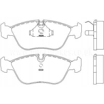 MTECPAD4150 Plaquettes de frein performance Brakes and Spacers