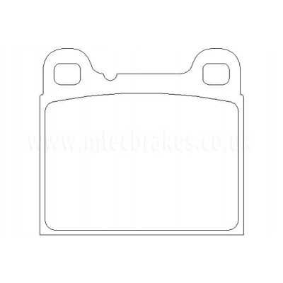 DP31043C Plaquettes de frein EBC Redstuff