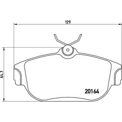DP21095 Plaquettes de frein EBC Greenstuff 