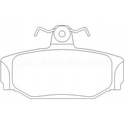 DP3793C Plaquettes de frein EBC Redstuff