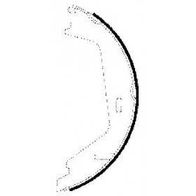 MTECSH1381 Garnitures du tambour de frein