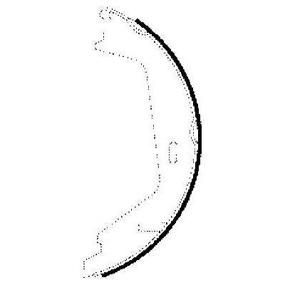 MTECSH1381 Garnitures du tambour de frein