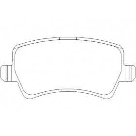 DP31934C Plaquettes de frein EBC Redstuff