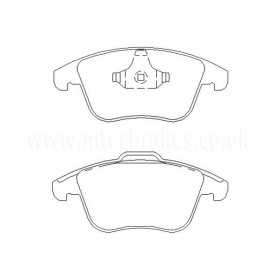 MTECPAD4248 Plaquettes de frein performance Brakes and Spacers