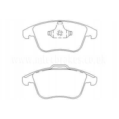 DP31932C Plaquettes de frein EBC Redstuff