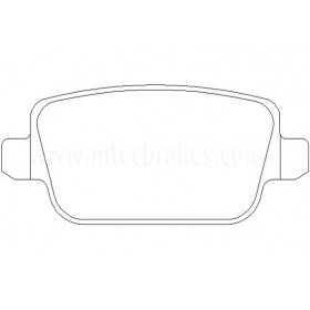 MTECPAD4370 Plaquettes de frein performance Brakes and Spacers