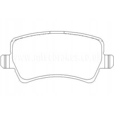 MDB2863 Plaquettes de frein Performance Mintex