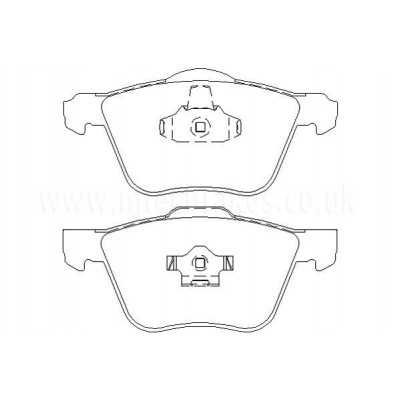 DP31679C Plaquettes de frein EBC Redstuff