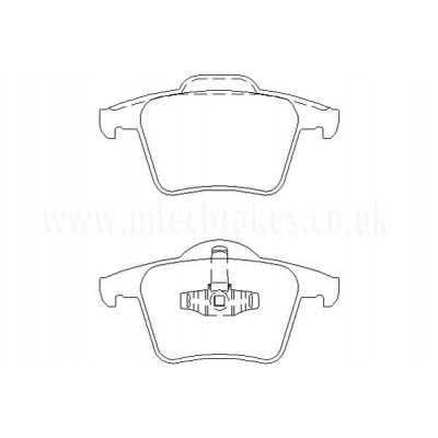 DP21680 Plaquettes de frein EBC Greenstuff 