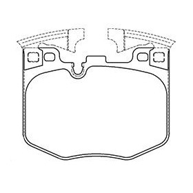 BMW X3 30d xDrive 08/2017- Plaquettes de frein AVANT